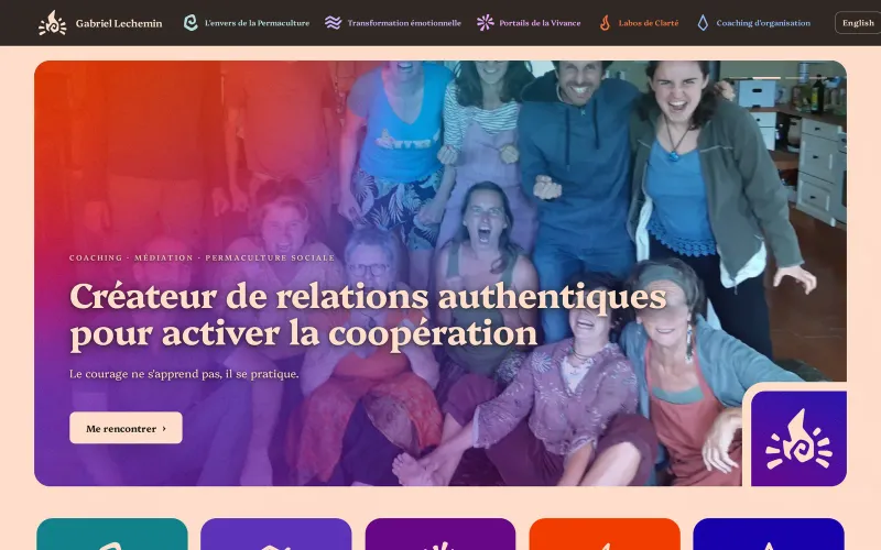 Capture du site Gabriel Lechemin